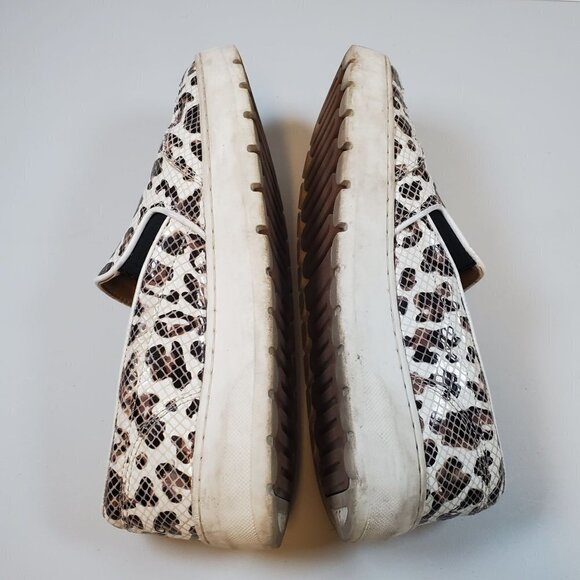 Vionic Dinora Leopard Snake Platform Leather Slip On Animal Print 8.5 Womens - Picture 5 of 12